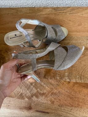 Bandolino Sparkle Slingback Heels